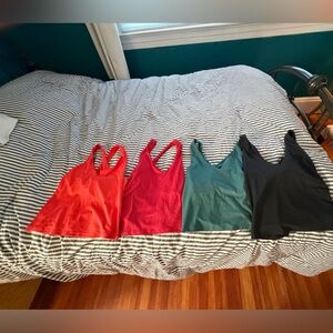 LOT of 4 Zoe Superstretch Tank girlfriend collective XL